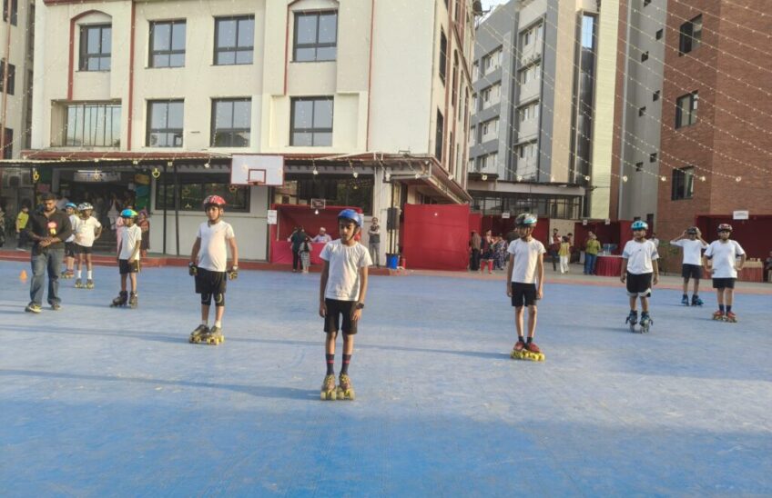 Students fitness training Lancers GSEB